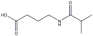 4-(isobutyrylamino)butanoic acid Struktur