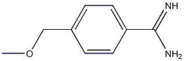 4-(methoxymethyl)benzenecarboximidamide Struktur