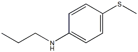 4-(methylsulfanyl)-N-propylaniline Struktur