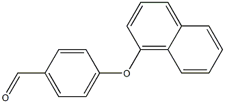 4-(naphthalen-1-yloxy)benzaldehyde Struktur