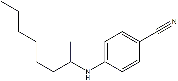 4-(octan-2-ylamino)benzonitrile Struktur