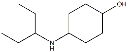 4-(pentan-3-ylamino)cyclohexan-1-ol Struktur