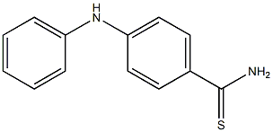 4-(phenylamino)benzene-1-carbothioamide Struktur