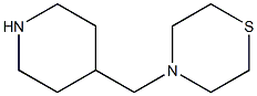 4-(piperidin-4-ylmethyl)thiomorpholine Struktur