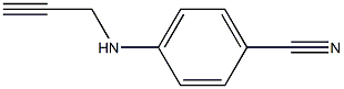 4-(prop-2-yn-1-ylamino)benzonitrile Struktur