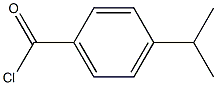 4-(propan-2-yl)benzoyl chloride Struktur