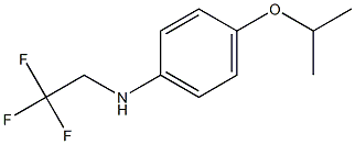 4-(propan-2-yloxy)-N-(2,2,2-trifluoroethyl)aniline Struktur