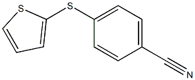 4-(thiophen-2-ylsulfanyl)benzonitrile Struktur