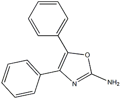 4,5-diphenyl-1,3-oxazol-2-amine Struktur