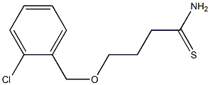 4-[(2-chlorobenzyl)oxy]butanethioamide Struktur