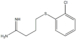 4-[(2-chlorophenyl)sulfanyl]butanimidamide Struktur