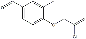 4-[(2-chloroprop-2-en-1-yl)oxy]-3,5-dimethylbenzaldehyde Struktur