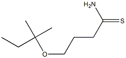 4-[(2-methylbutan-2-yl)oxy]butanethioamide Struktur