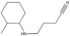 4-[(2-methylcyclohexyl)amino]butanenitrile Struktur