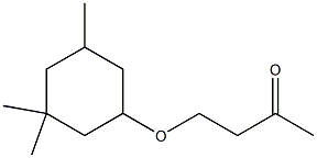 4-[(3,3,5-trimethylcyclohexyl)oxy]butan-2-one Struktur