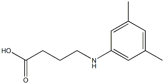 4-[(3,5-dimethylphenyl)amino]butanoic acid Struktur