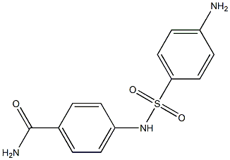 4-[(4-aminobenzene)sulfonamido]benzamide Struktur