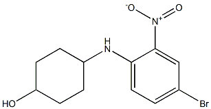 4-[(4-bromo-2-nitrophenyl)amino]cyclohexan-1-ol Struktur