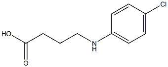 4-[(4-chlorophenyl)amino]butanoic acid Struktur