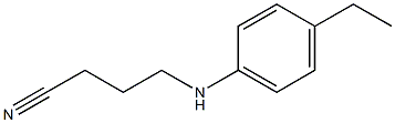 4-[(4-ethylphenyl)amino]butanenitrile Struktur