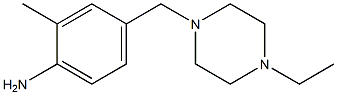 4-[(4-ethylpiperazin-1-yl)methyl]-2-methylaniline Struktur