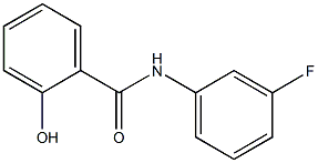 N-(3-fluorophenyl)-2-hydroxybenzamide Struktur