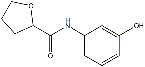 N-(3-hydroxyphenyl)oxolane-2-carboxamide Struktur