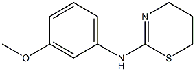 N-(3-methoxyphenyl)-5,6-dihydro-4H-1,3-thiazin-2-amine Struktur