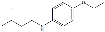 N-(3-methylbutyl)-4-(propan-2-yloxy)aniline Struktur