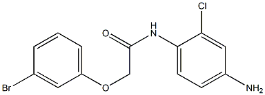 N-(4-amino-2-chlorophenyl)-2-(3-bromophenoxy)acetamide Struktur