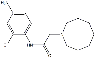 N-(4-amino-2-chlorophenyl)-2-(azocan-1-yl)acetamide Struktur