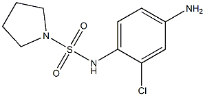 N-(4-amino-2-chlorophenyl)pyrrolidine-1-sulfonamide Struktur