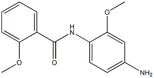 N-(4-amino-2-methoxyphenyl)-2-methoxybenzamide Struktur