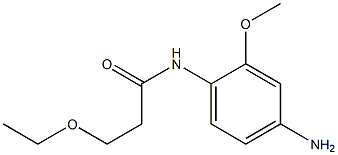 N-(4-amino-2-methoxyphenyl)-3-ethoxypropanamide Struktur