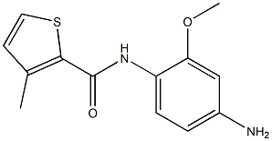 N-(4-amino-2-methoxyphenyl)-3-methylthiophene-2-carboxamide Struktur