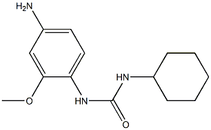 N-(4-amino-2-methoxyphenyl)-N'-cyclohexylurea Struktur