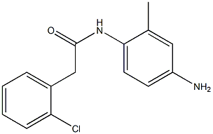 N-(4-amino-2-methylphenyl)-2-(2-chlorophenyl)acetamide Struktur