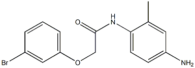 N-(4-amino-2-methylphenyl)-2-(3-bromophenoxy)acetamide Struktur