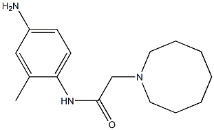 N-(4-amino-2-methylphenyl)-2-(azocan-1-yl)acetamide Struktur