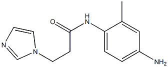 N-(4-amino-2-methylphenyl)-3-(1H-imidazol-1-yl)propanamide Struktur