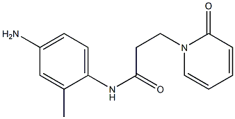 N-(4-amino-2-methylphenyl)-3-(2-oxopyridin-1(2H)-yl)propanamide Struktur