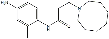 N-(4-amino-2-methylphenyl)-3-(azocan-1-yl)propanamide Struktur