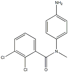 N-(4-aminophenyl)-2,3-dichloro-N-methylbenzamide Struktur