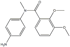 N-(4-aminophenyl)-2,3-dimethoxy-N-methylbenzamide Struktur