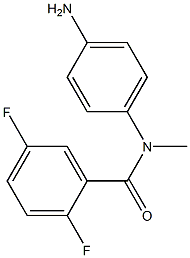 N-(4-aminophenyl)-2,5-difluoro-N-methylbenzamide Struktur