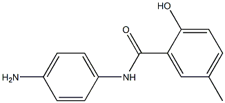 N-(4-aminophenyl)-2-hydroxy-5-methylbenzamide Struktur