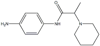 N-(4-aminophenyl)-2-piperidin-1-ylpropanamide Struktur