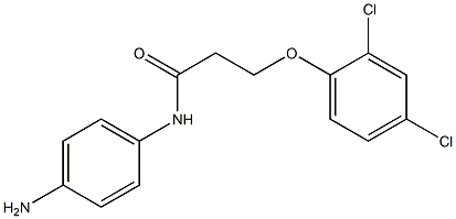 N-(4-aminophenyl)-3-(2,4-dichlorophenoxy)propanamide Struktur