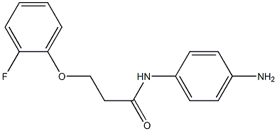 N-(4-aminophenyl)-3-(2-fluorophenoxy)propanamide Struktur