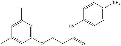 N-(4-aminophenyl)-3-(3,5-dimethylphenoxy)propanamide Struktur